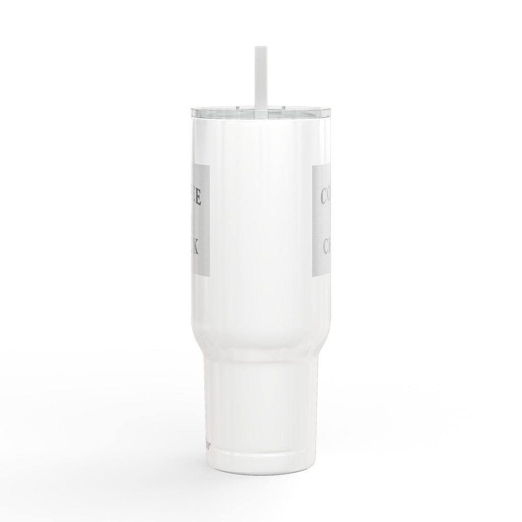 Coffee Chick 40oz Insulated Tumbler with Lid & Straw — Engraved Travel Mug
