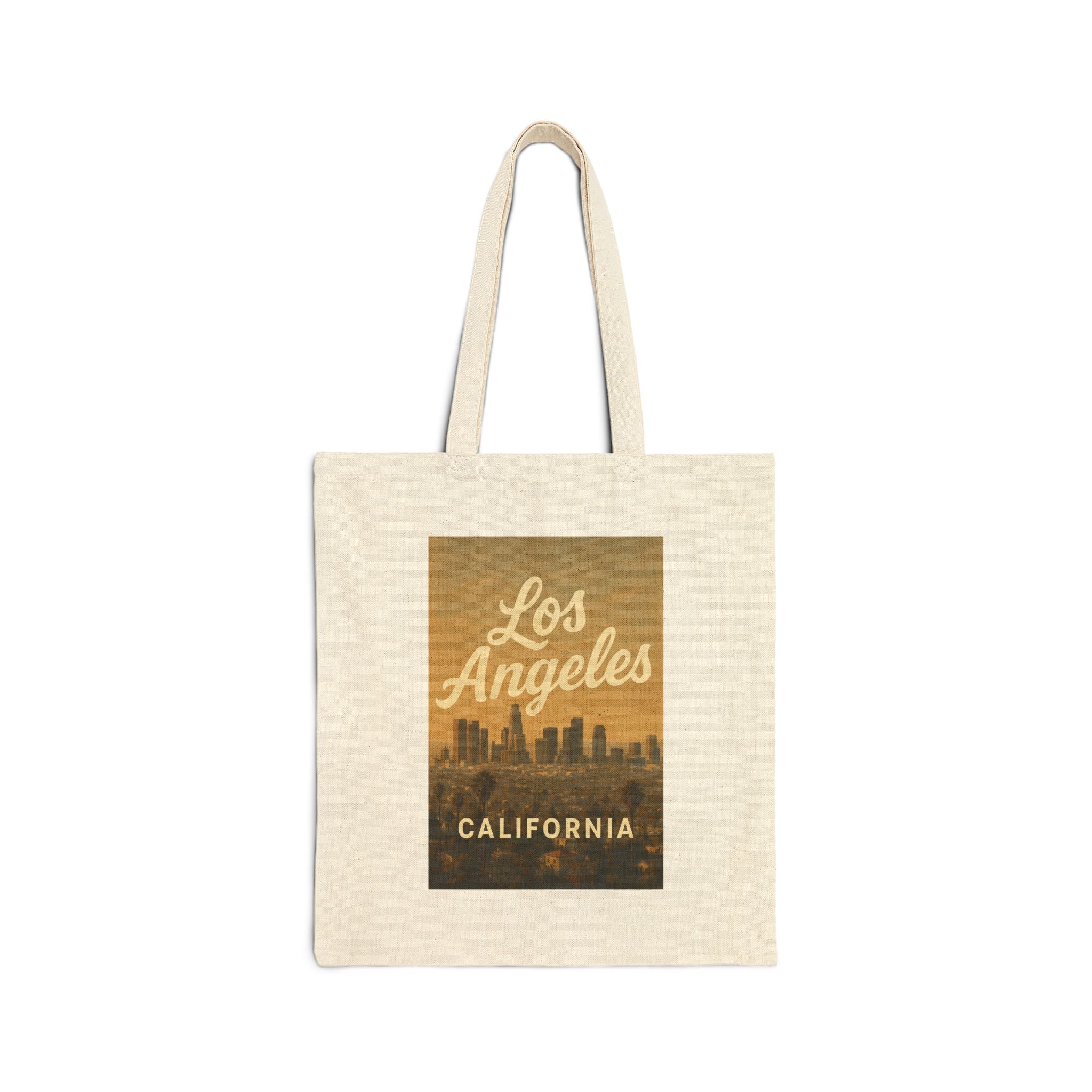 Los Angeles California Vintage Skyline Tote